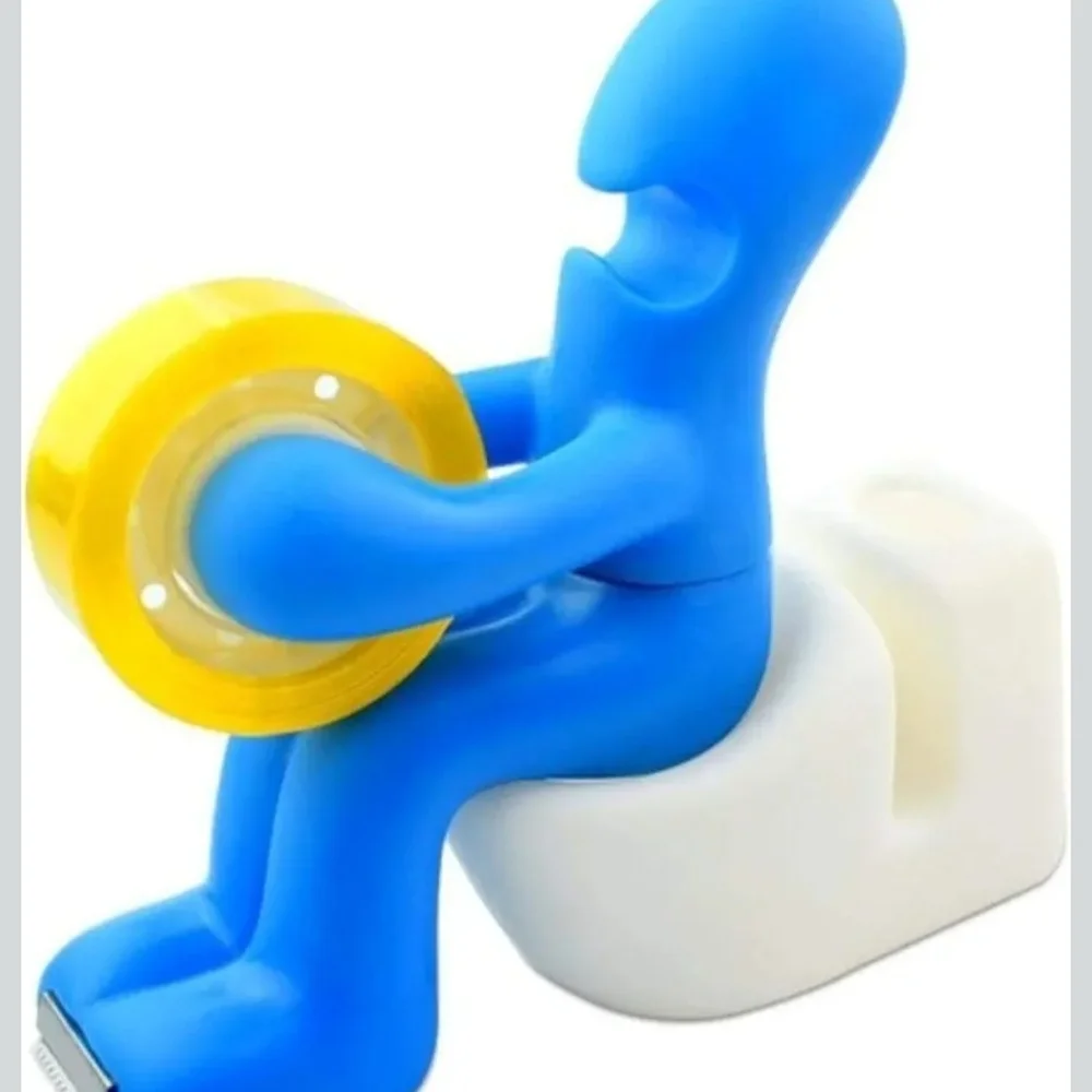 Tape Dispenser & Desk Organizer Gag Gift Butt Seat